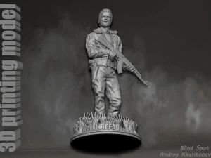 The Walking dead Rick Grimes 3D Print Model