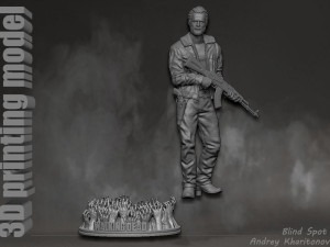 The Walking dead Rick Grimes Modèles 3D en vedette