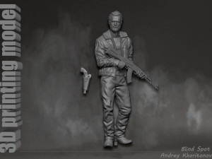 The Walking dead Rick Grimes Modèles 3D en vedette