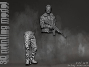 The Walking dead Rick Grimes Modèles 3D en vedette