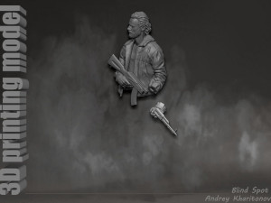 The Walking dead Rick Grimes Modèles 3D en vedette