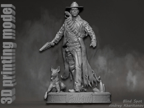 Ghoul Fallout 3D Print Model