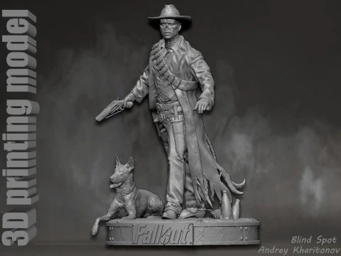 Ghoul Fallout 3D Print Model