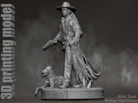 Ghoul Fallout 3D Print Model