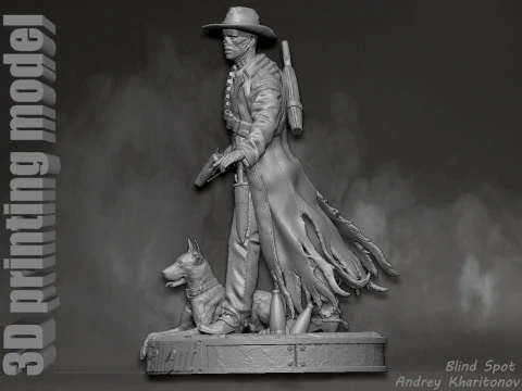 Ghoul Fallout 3D Print Model