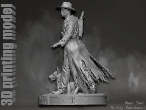 Ghoul Fallout 3D Print Model