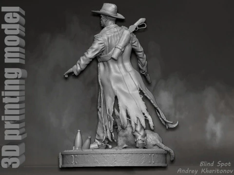 Ghoul Fallout 3D Print Model