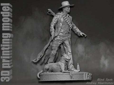 Ghoul Fallout 3D Print Model