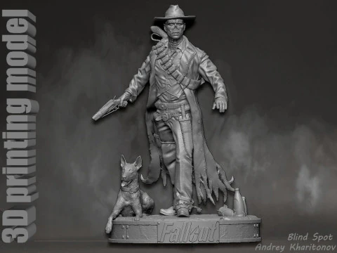 Ghoul Fallout 3D Print Model