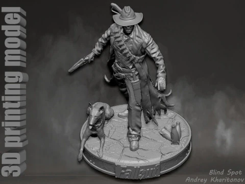 Ghoul Fallout 3D Print Model
