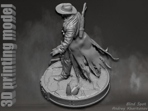 Ghoul Fallout 3D-Druckmodell
