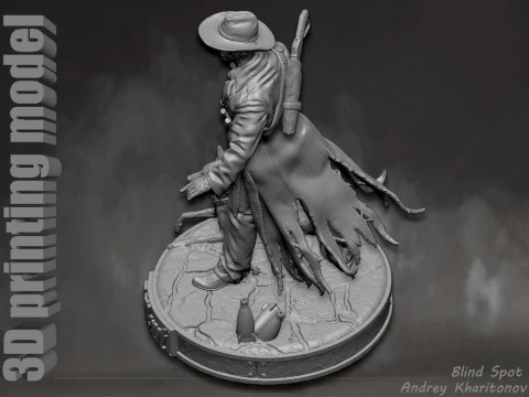 Ghoul Fallout 3D Print Model