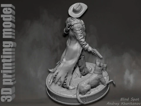 Ghoul Fallout 3D Print Model