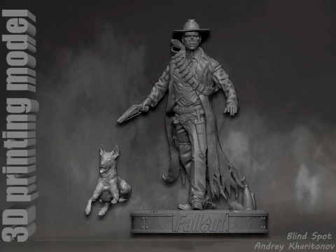 Ghoul Fallout 3D Print Model