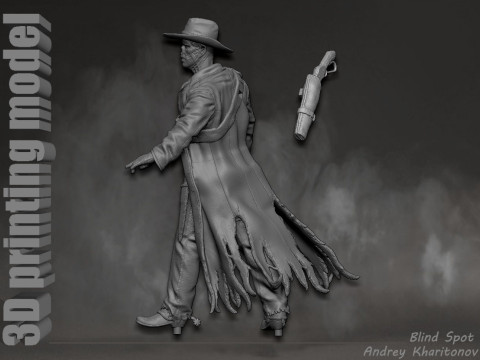 Ghoul Fallout 3D-Druckmodell