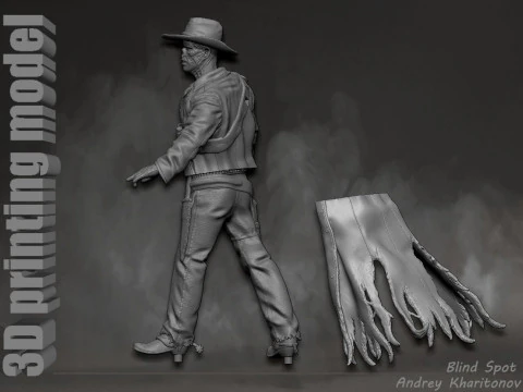 Ghoul Fallout 3D Print Model