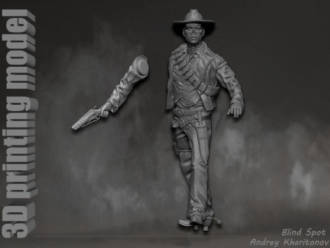 Ghoul Fallout 3D-Druckmodell