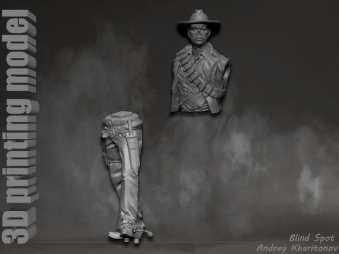 Ghoul Fallout 3D-Druckmodell