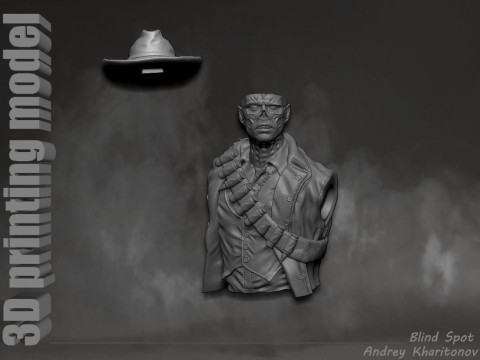 Ghoul Fallout 3D-Druckmodell