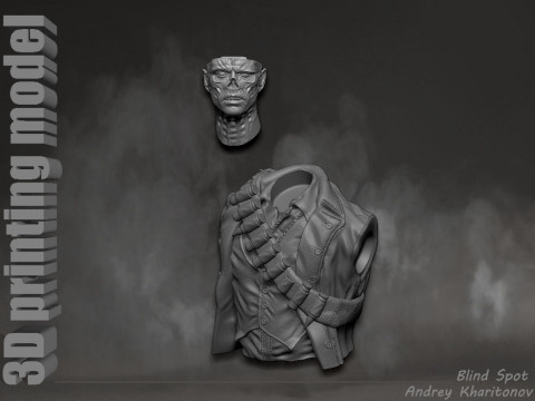 Ghoul Fallout 3D-Druckmodell