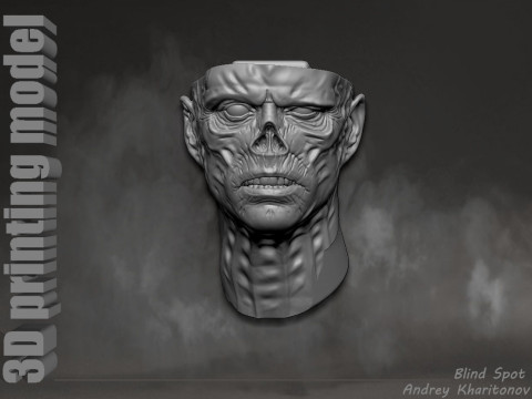 Ghoul Fallout 3D-Druckmodell