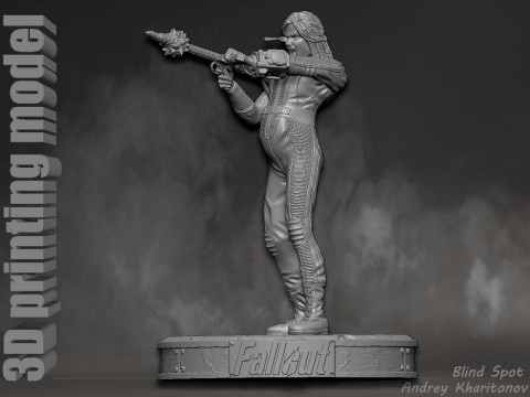 Steph Harper Fallout Modelo de Impressão 3D