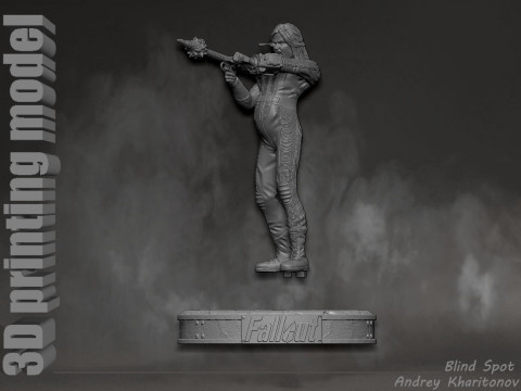 Steph Harper Fallout Modelo de Impressão 3D
