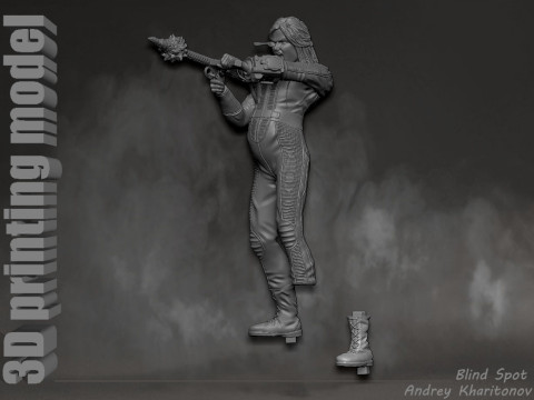Steph Harper Fallout Modelo de Impressão 3D