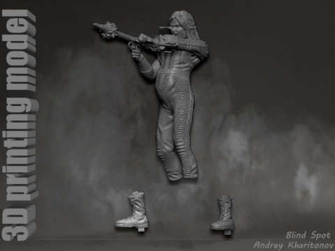 Steph Harper Fallout Modelo de Impressão 3D