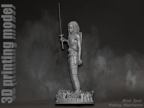 The Walking dead mishonne 3D 打印模型
