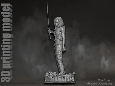 The Walking dead mishonne 3D Print Model