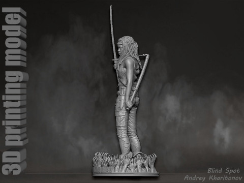 The Walking dead mishonne 3D 打印模型