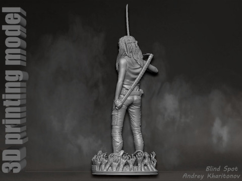 The Walking dead mishonne 3D 打印模型
