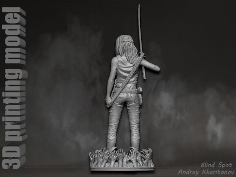 The Walking dead mishonne 3D 打印模型