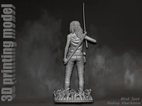The Walking dead mishonne 3D Print Model
