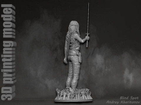 The Walking dead mishonne 3D 打印模型