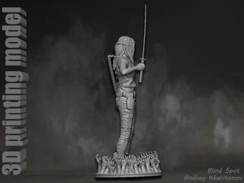 The Walking dead mishonne 3D Print Model