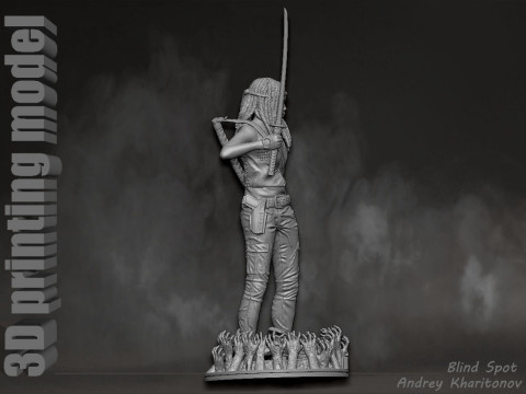 The Walking dead mishonne 3D 打印模型