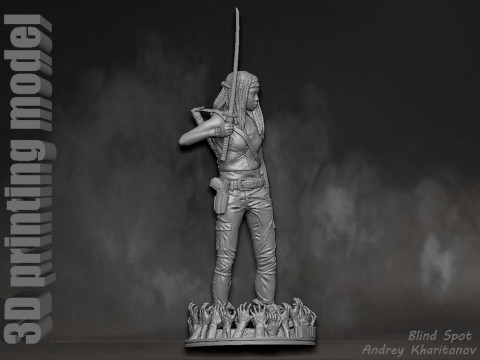 The Walking dead mishonne 3D 打印模型