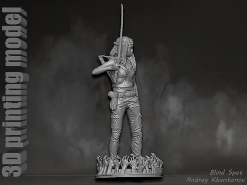 The Walking dead mishonne 3D Print Model