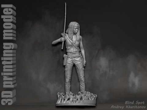 The Walking dead mishonne 3D 打印模型