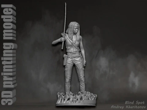 The Walking dead mishonne 3D Print Model