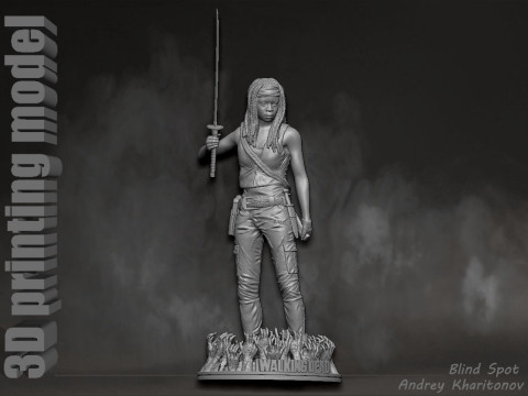 The Walking dead mishonne 3D 打印模型