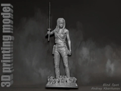 The Walking dead mishonne 3D Print Model