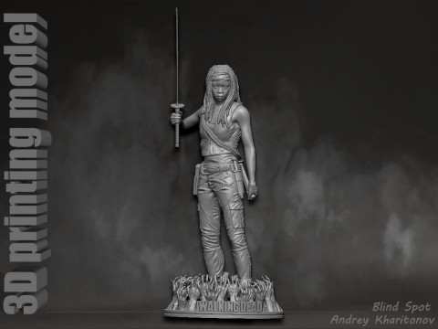 The Walking dead mishonne 3D 打印模型