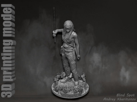 The Walking dead mishonne 3D 打印模型