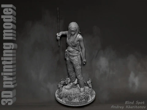 The Walking dead mishonne 3D Print Model