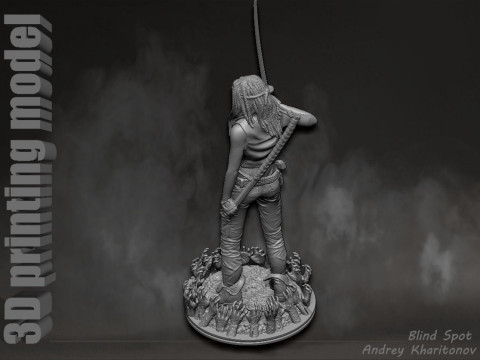 The Walking dead mishonne 3D 打印模型