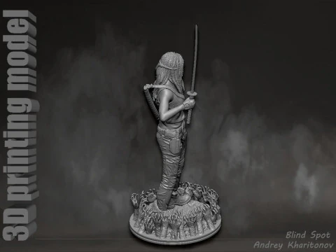 The Walking dead mishonne 3D Print Model