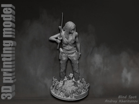 The Walking dead mishonne 3D 打印模型